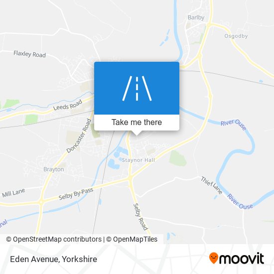 Eden Avenue map