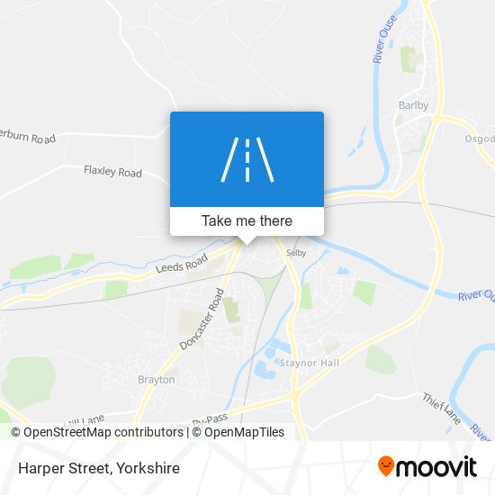 Harper Street map