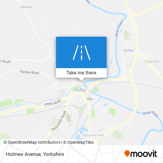 Holmes Avenue map