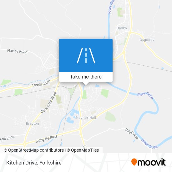 Kitchen Drive map