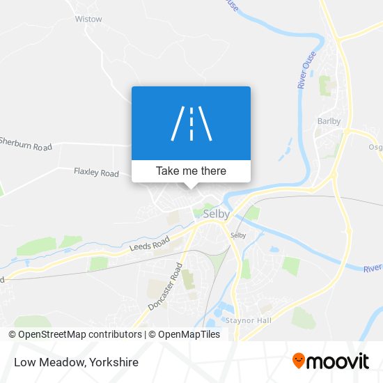 Low Meadow map