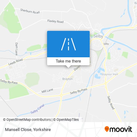 Mansell Close map