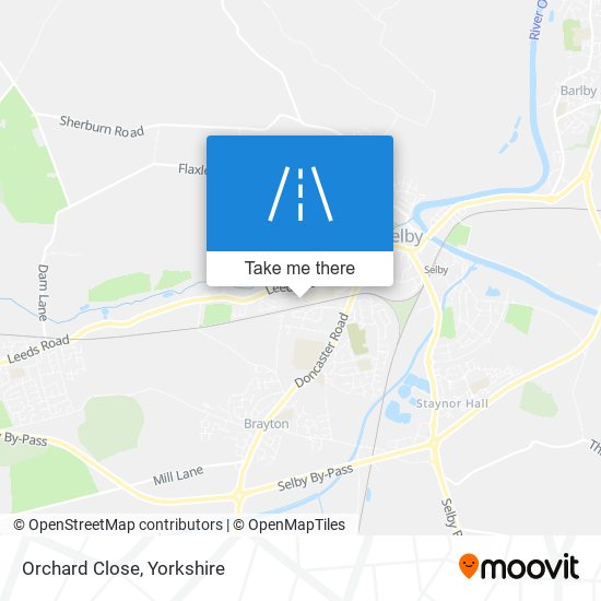 Orchard Close map