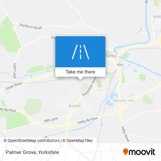 Palmer Grove map