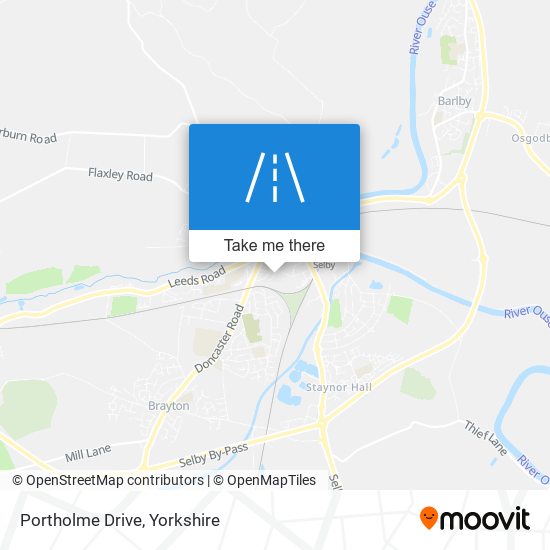 Portholme Drive map