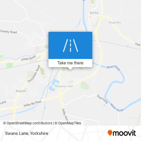 Swans Lane map