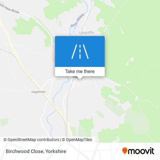 Birchwood Close map