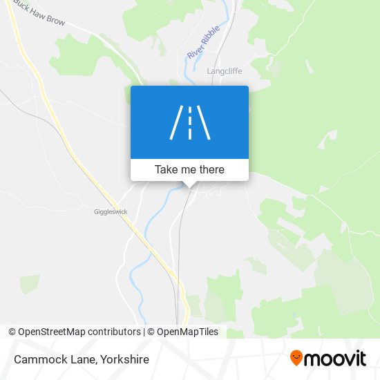 Cammock Lane map
