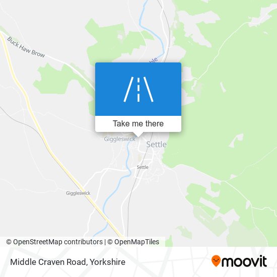 Middle Craven Road map