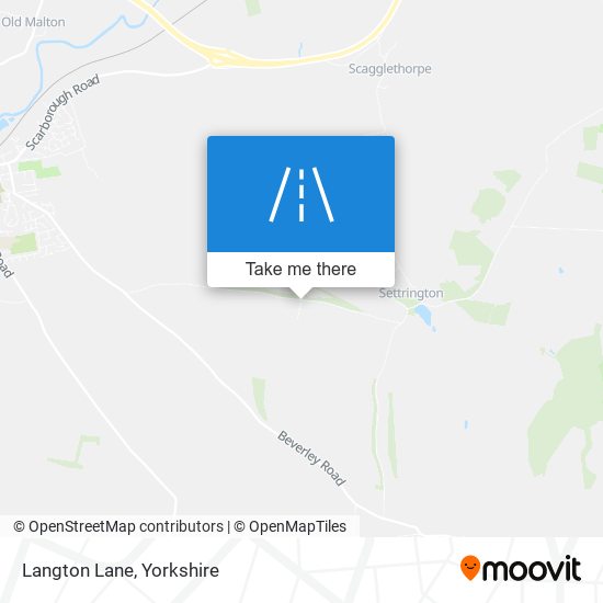 Langton Lane map