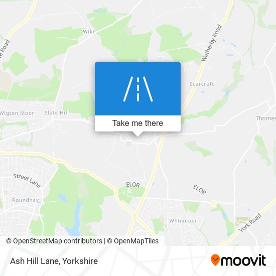 Ash Hill Lane map
