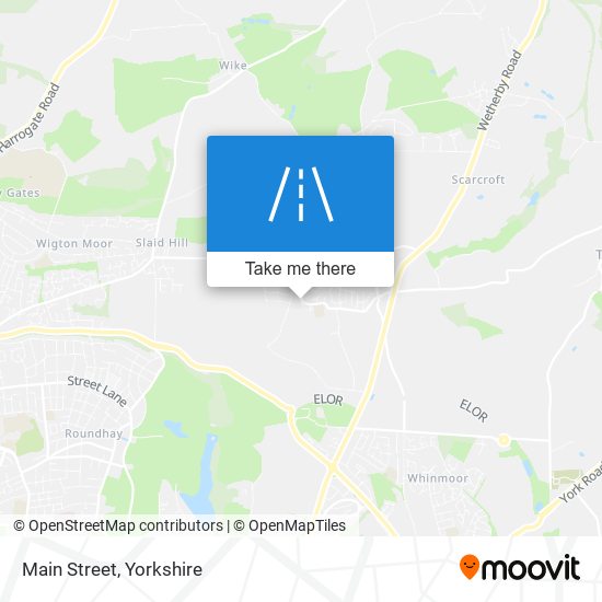 Main Street map
