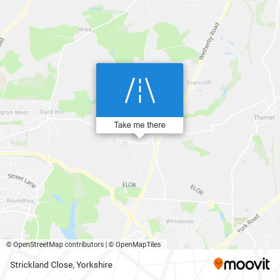 Strickland Close map