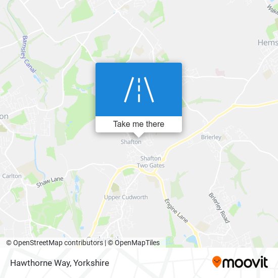 Hawthorne Way map