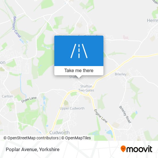 Poplar Avenue map