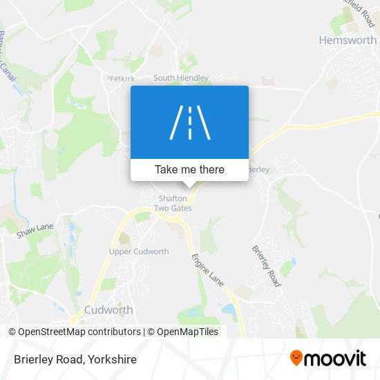 Brierley Road map