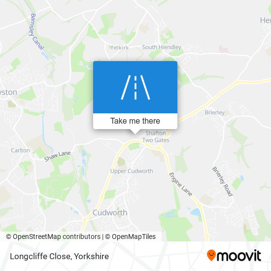 Longcliffe Close map