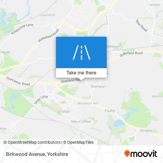 Birkwood Avenue map