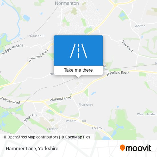 Hammer Lane map