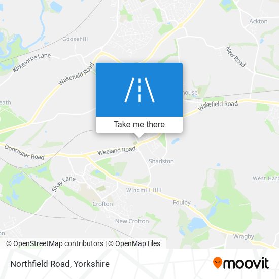 Northfield Road map