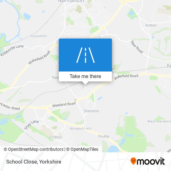 School Close map