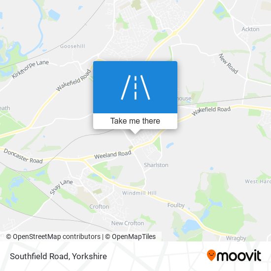 Southfield Road map