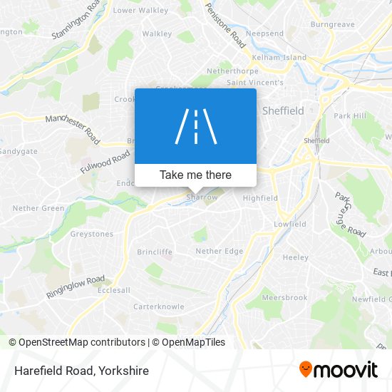 Harefield Road map