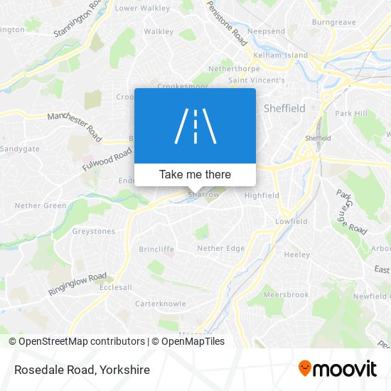 Rosedale Road map