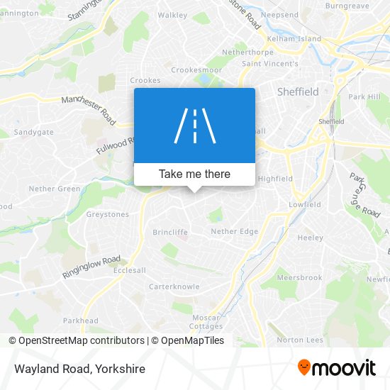 Wayland Road map
