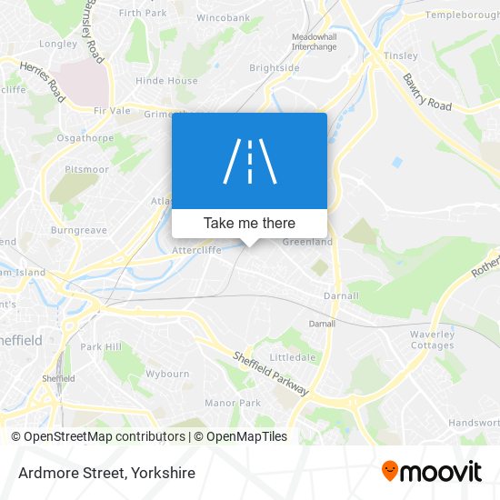 Ardmore Street map