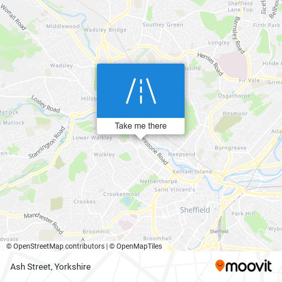 Ash Street map