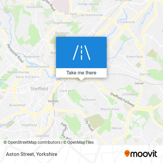 Aston Street map