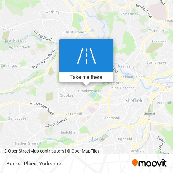 Barber Place map