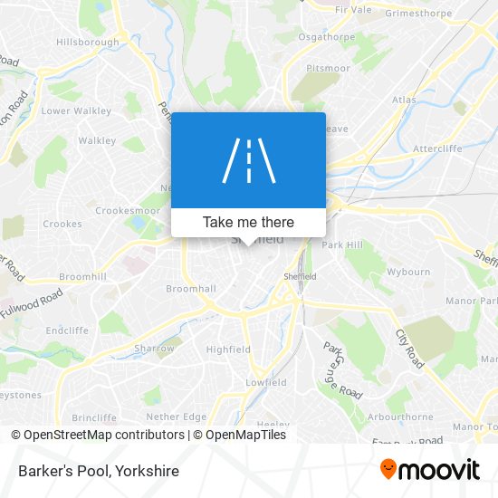 Barker's Pool map