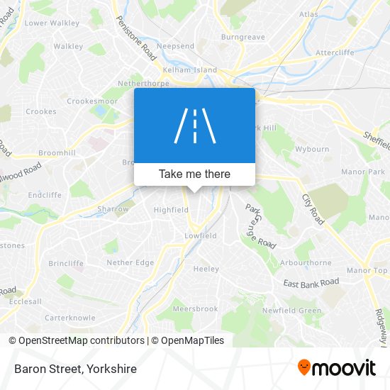 Baron Street map
