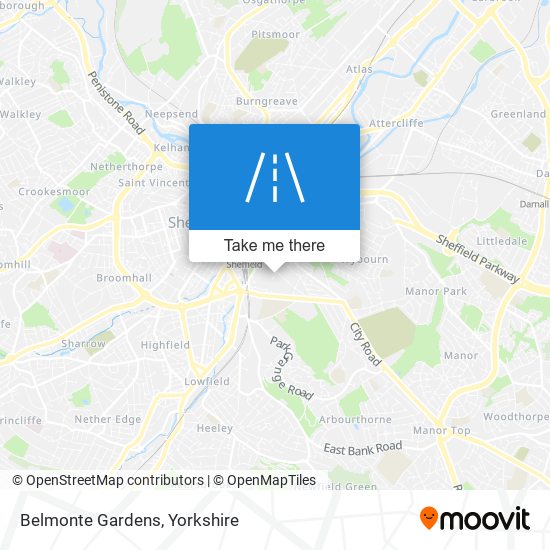 Belmonte Gardens map