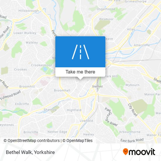 Bethel Walk map
