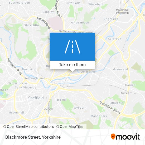 Blackmore Street map