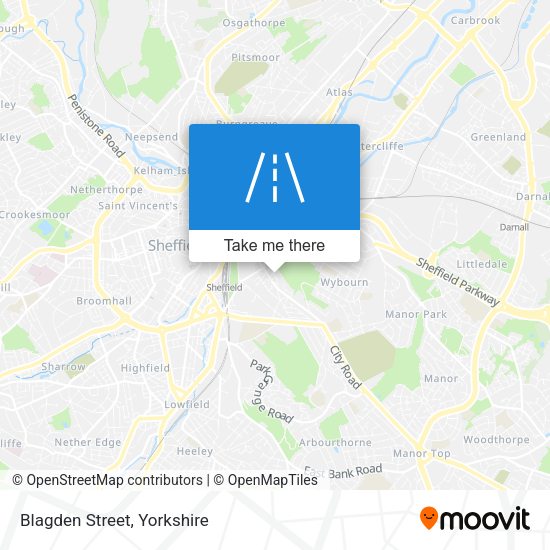 Blagden Street map