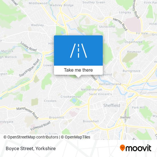 Boyce Street map