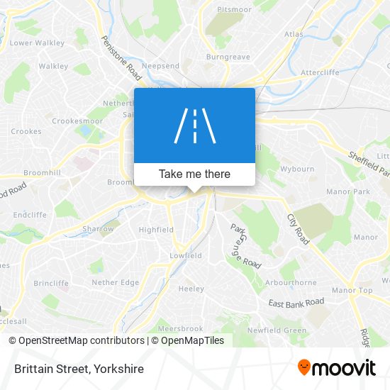 Brittain Street map