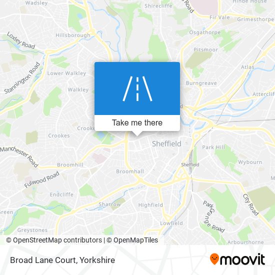 Broad Lane Court map