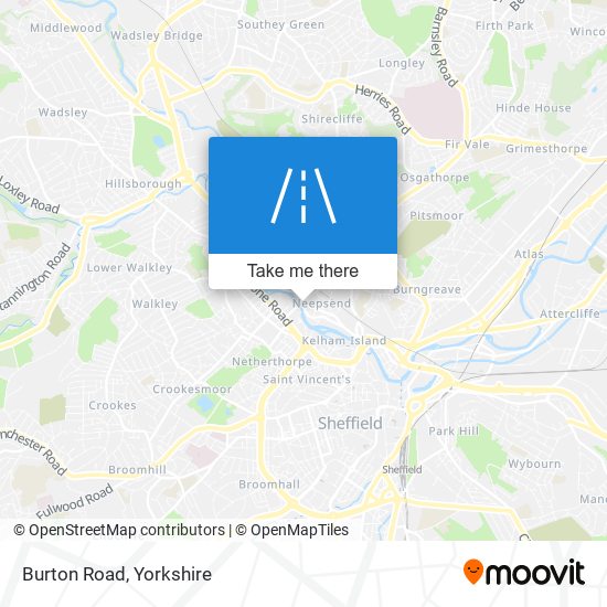 How to get to Burton Road in Sheffield by Bus or Train