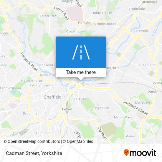 Cadman Street map
