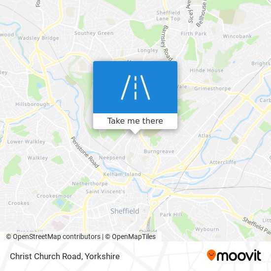 Christ Church Road map