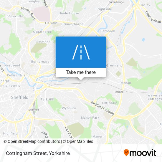 Cottingham Street map
