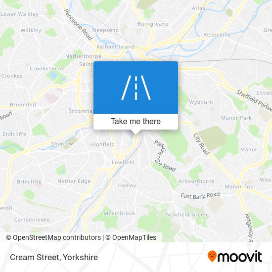 Cream Street map
