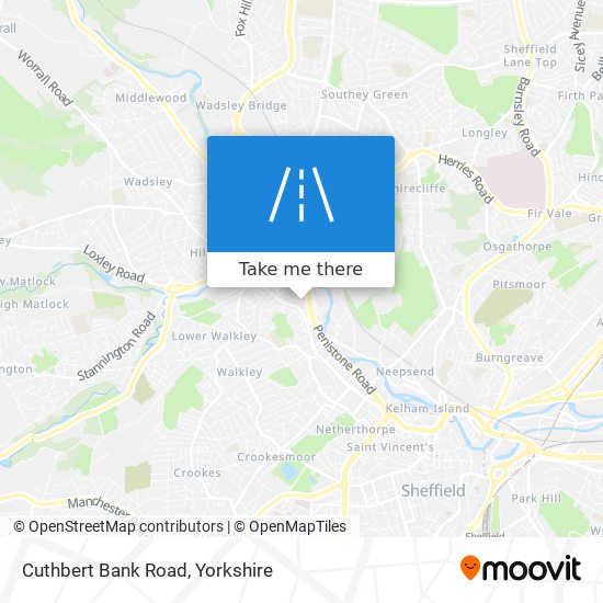 Cuthbert Bank Road map