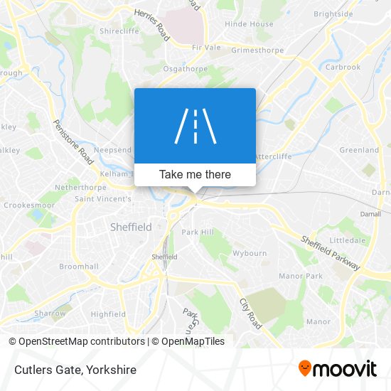 Cutlers Gate map
