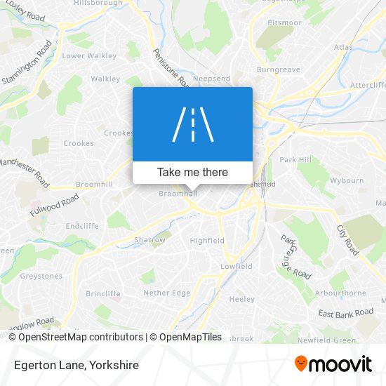 Egerton Lane map